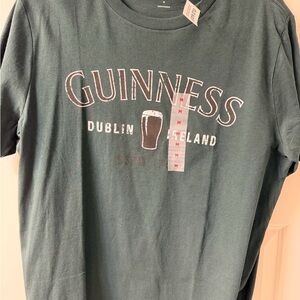 Old Navy Dark Green Guinness Tee